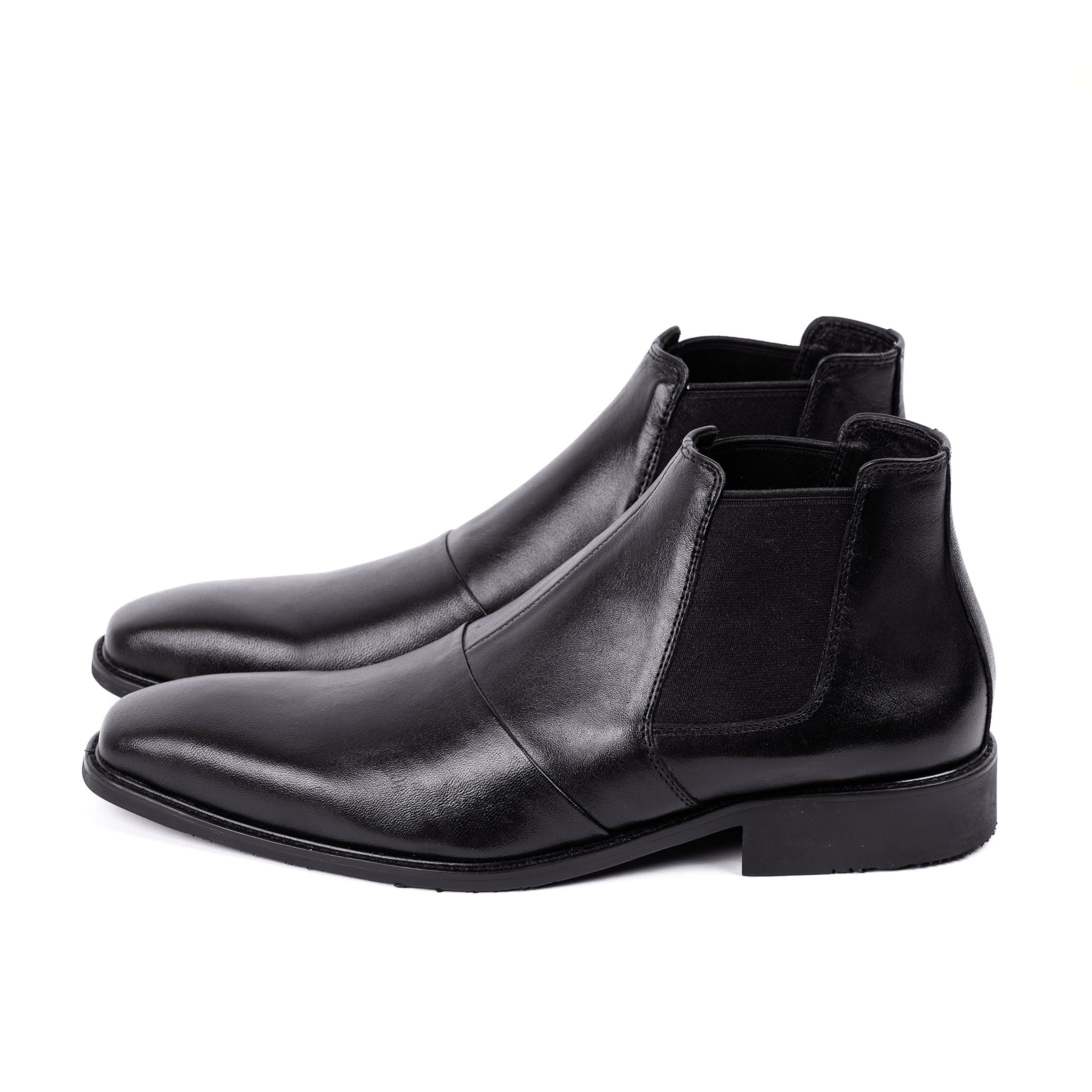 GIÀY CHELSEA BOOTS DA BÒ CỔ LỬNG CBF08