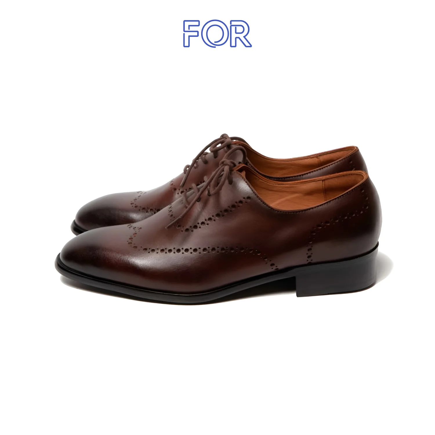 GIÀY WHOLECUT OXFORD MÀU NÂU SẪM OF20