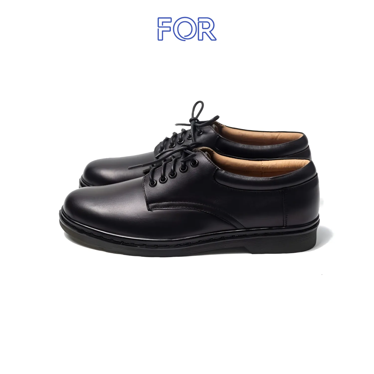 GIÀY MODERN DERBY DA BÒ TRƠN DF27