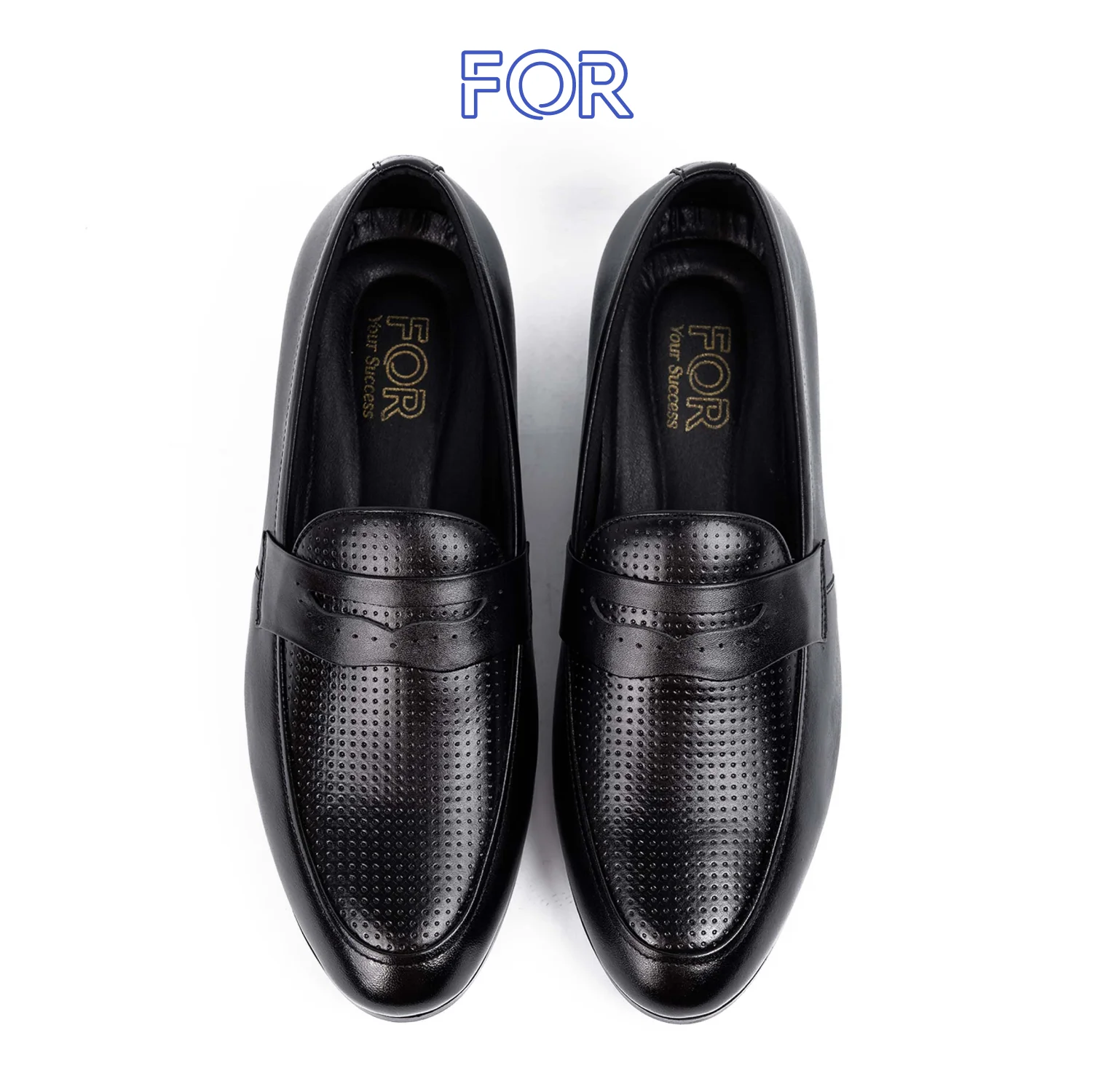 GIÀY LƯỜI PENNY LOAFER VÂN CHÂN KIM PLF06