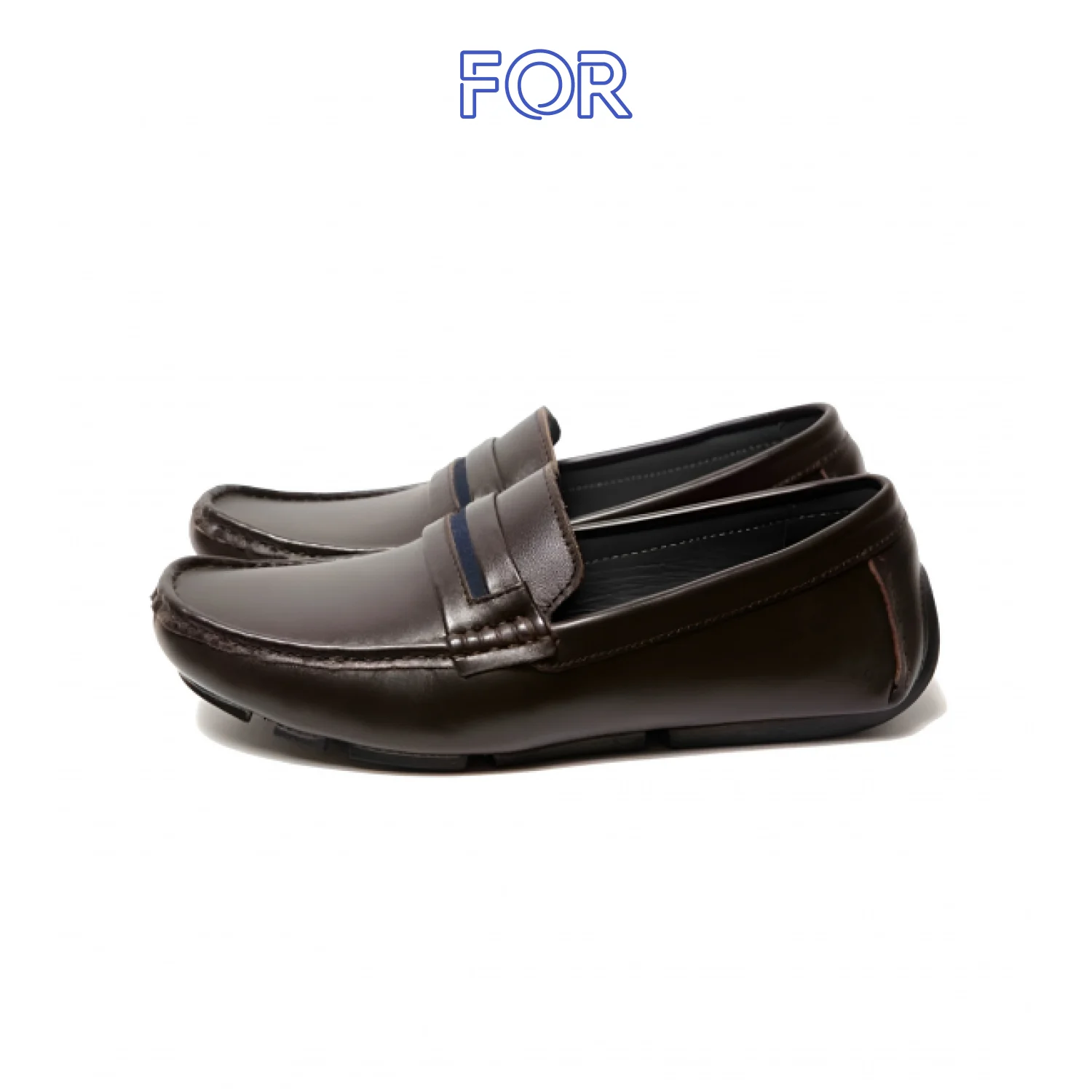 GIÀY LƯỜI MOCCASIN DA BÒ MÀU NÂU MF40