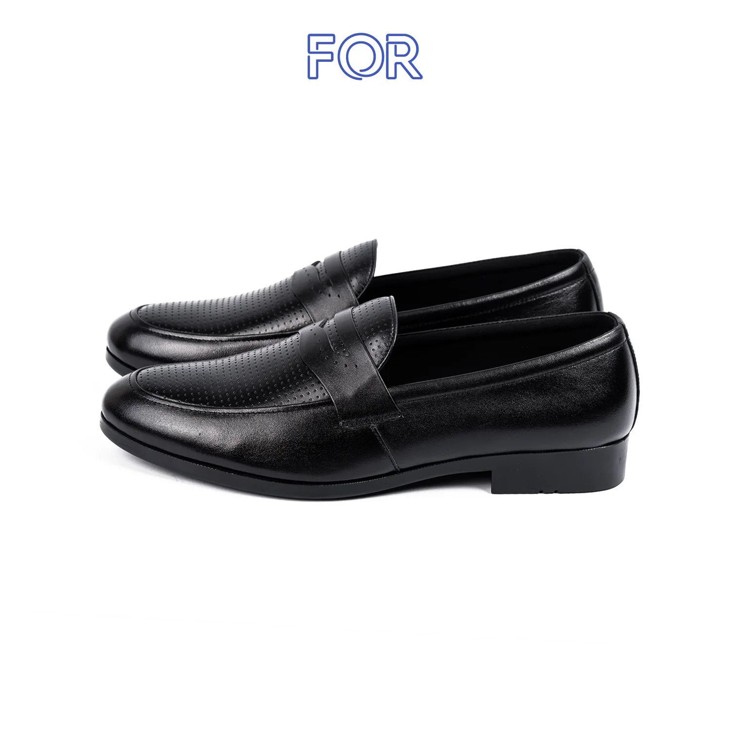 GIÀY LƯỜI PENNY LOAFER VÂN CHÂN KIM PLF06