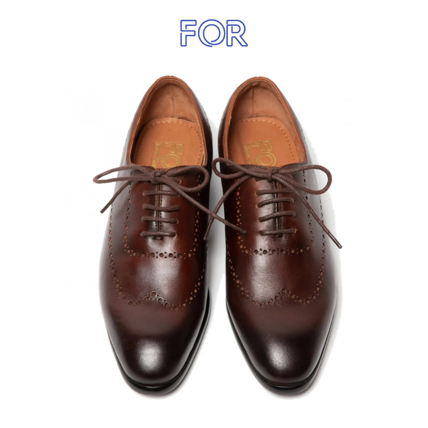 GIÀY WHOLECUT OXFORD MÀU NÂU SẪM OF20