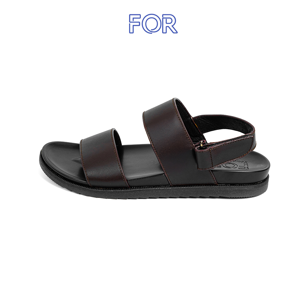 DÉP SANDAL DA BÒ MÀU NÂU SDF14