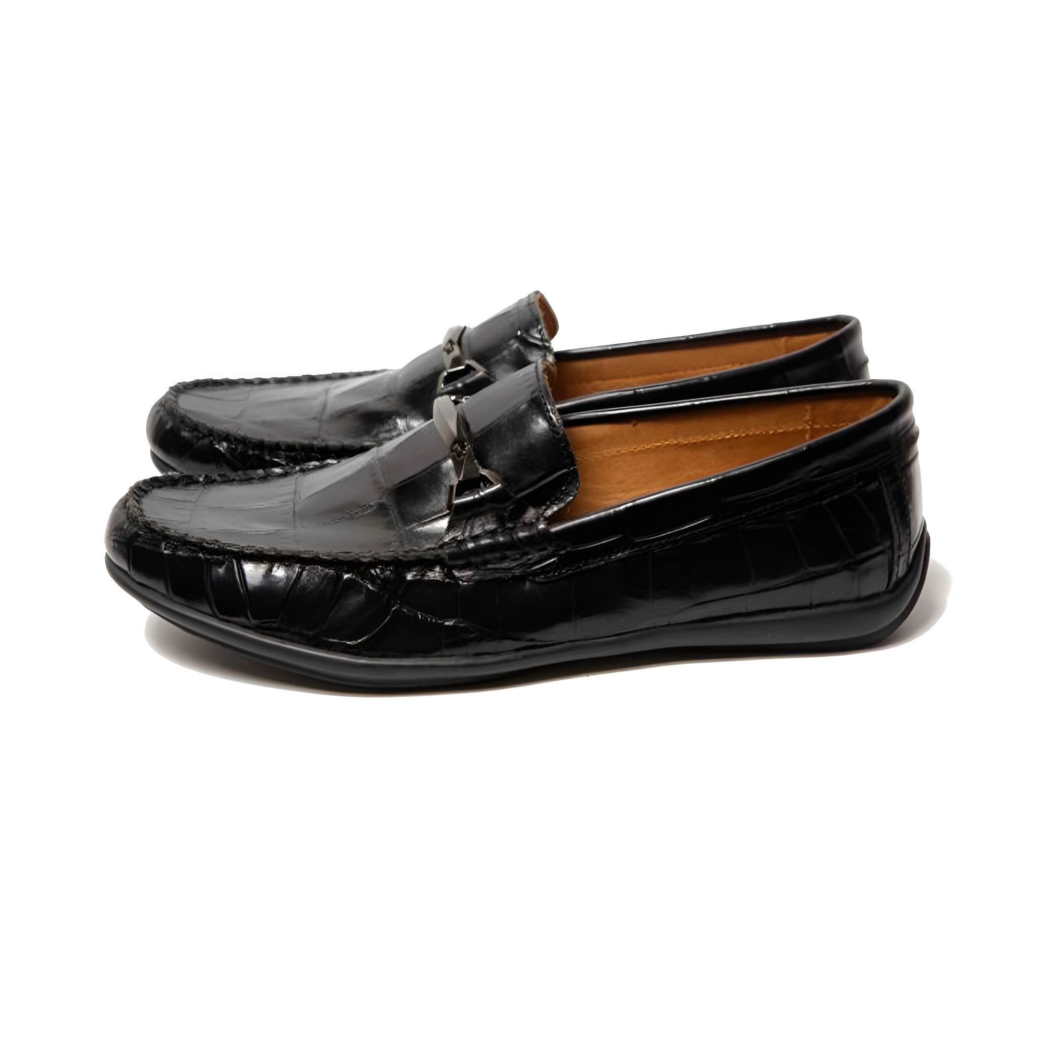 GIÀY LƯỜI MOCCASIN DA BÒ DẬP VÂN MF31