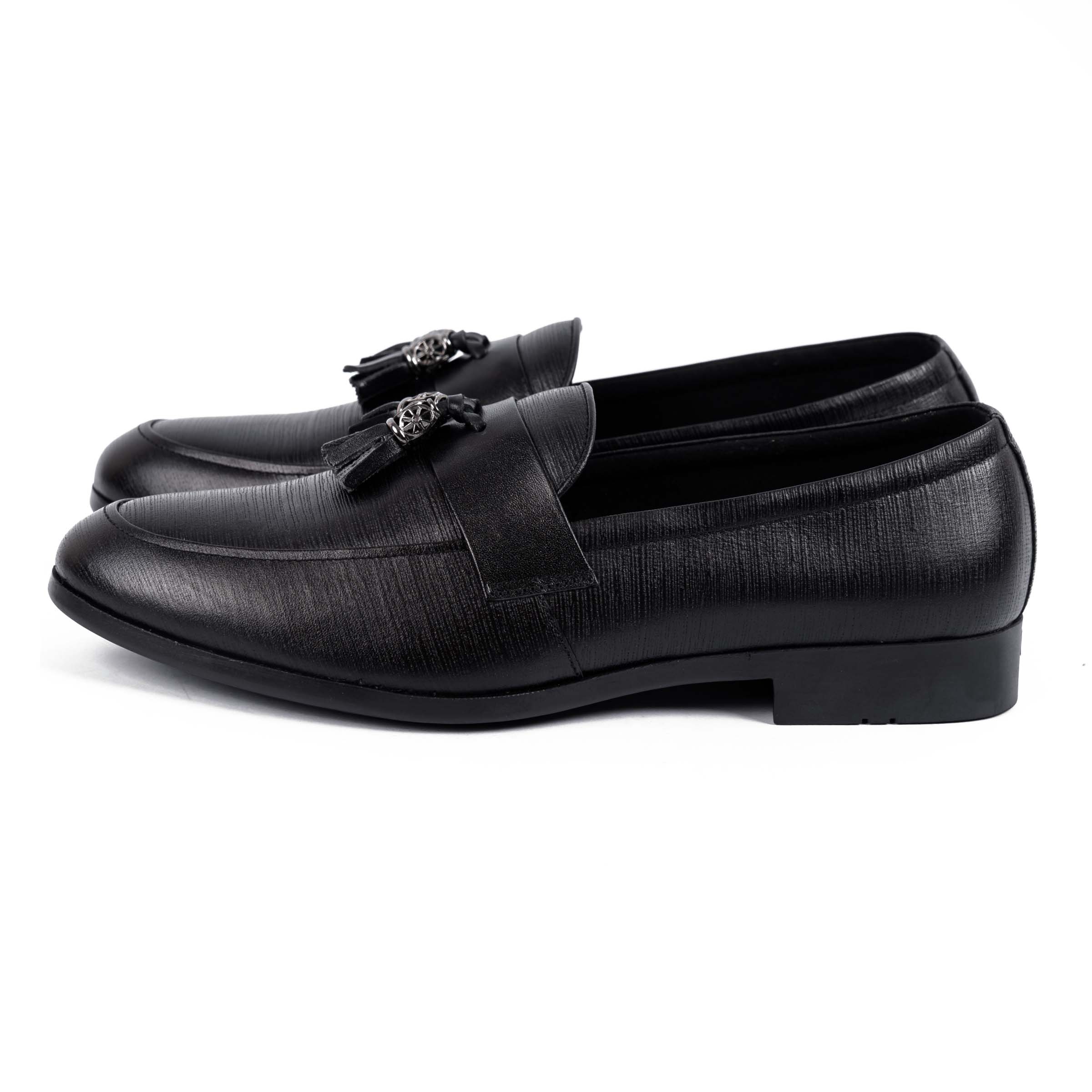 GIÀY LƯỜI TASSEL LOAFERS VÂN XƯỚC TLF09