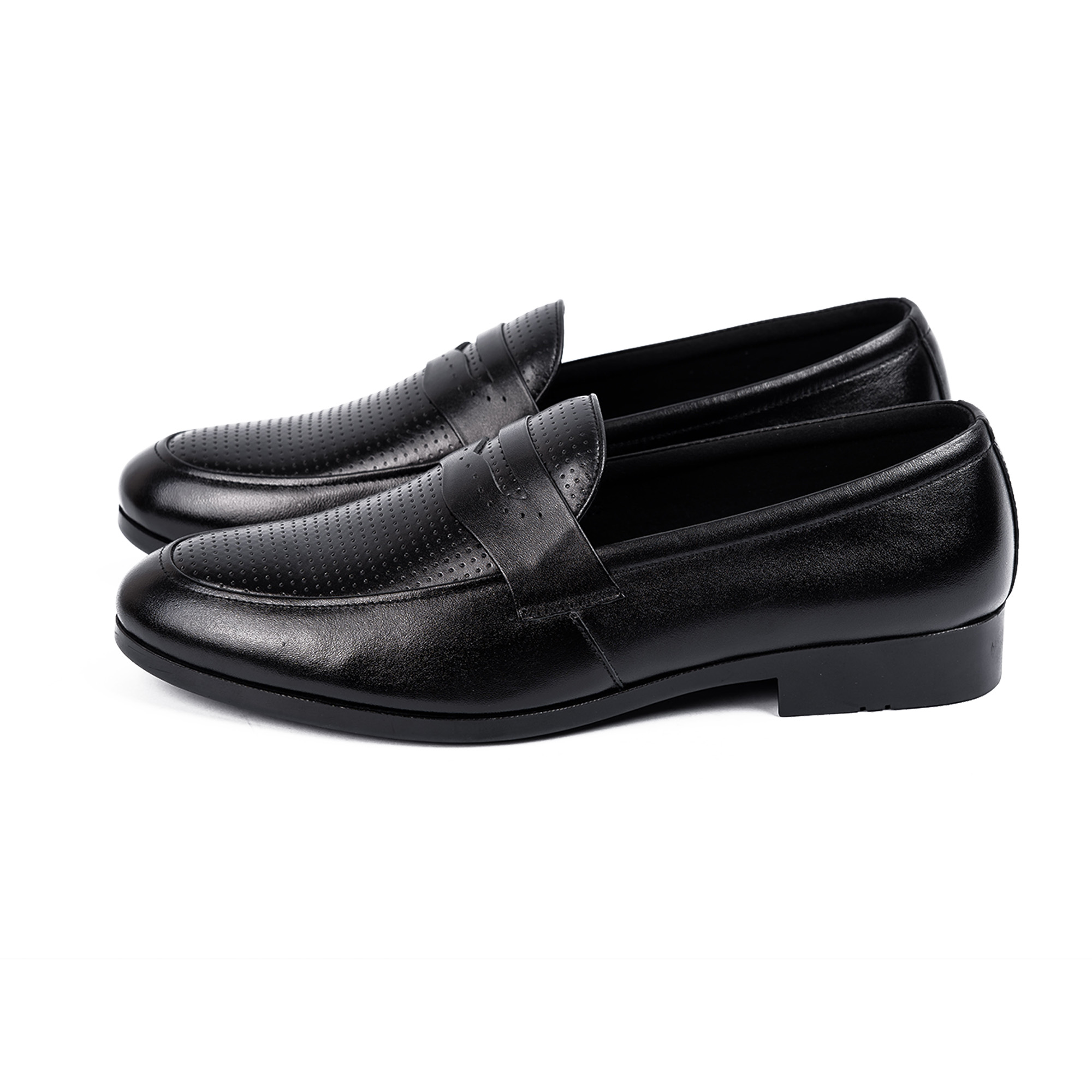 GIÀY LƯỜI PENNY LOAFER VÂN CHÂN KIM PLF06