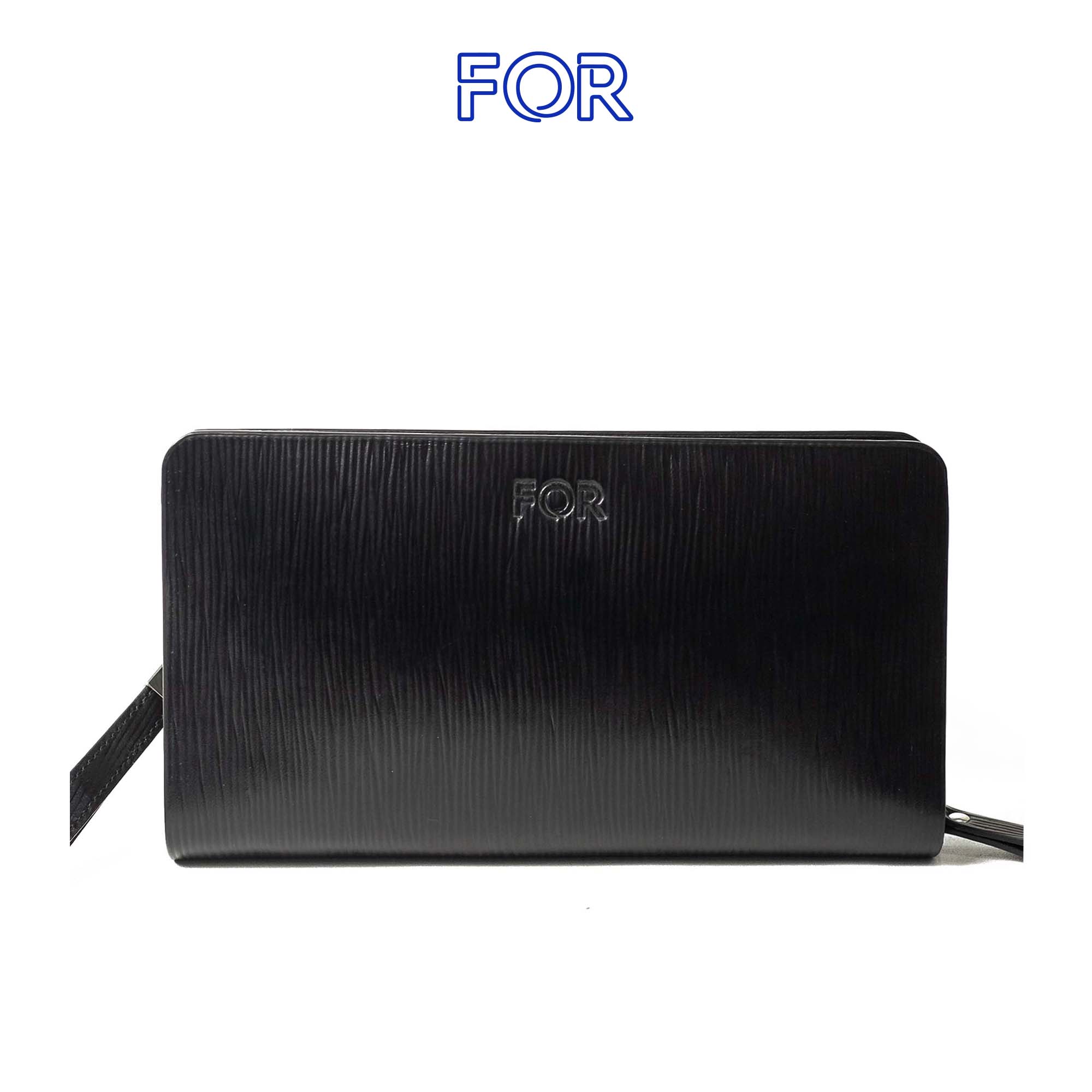 CLUTCH DA BÒ EPI MÀU ĐEN C12D