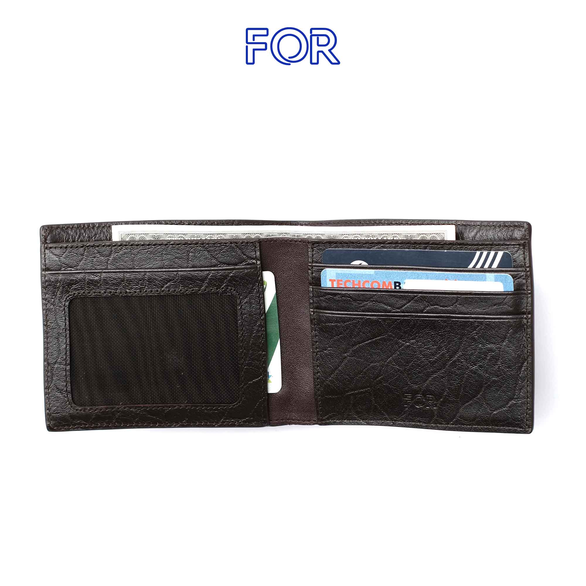 VÍ MỀM DA BÒ VÂN DA VOI V75N-N