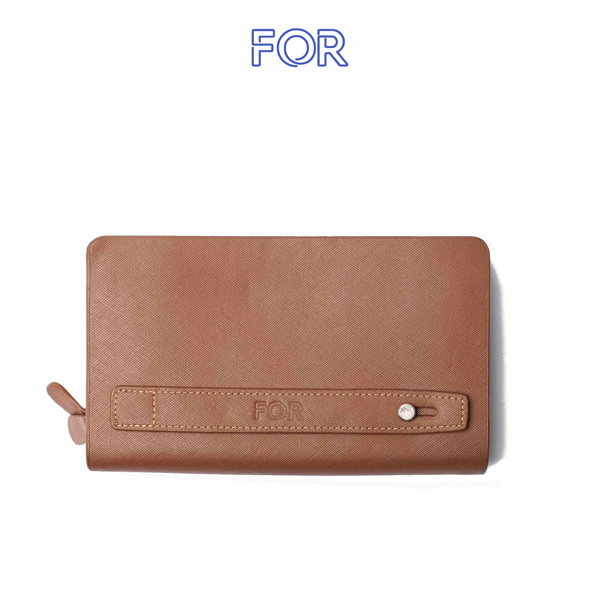 CLUTCH 1 KHÓA ZIP DA SAFFIANO V40