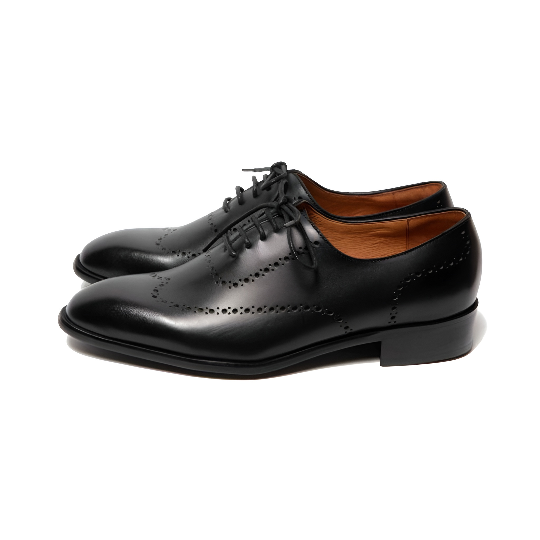 GIÀY WHOLECUT OXFORD MÀU ĐEN OF19