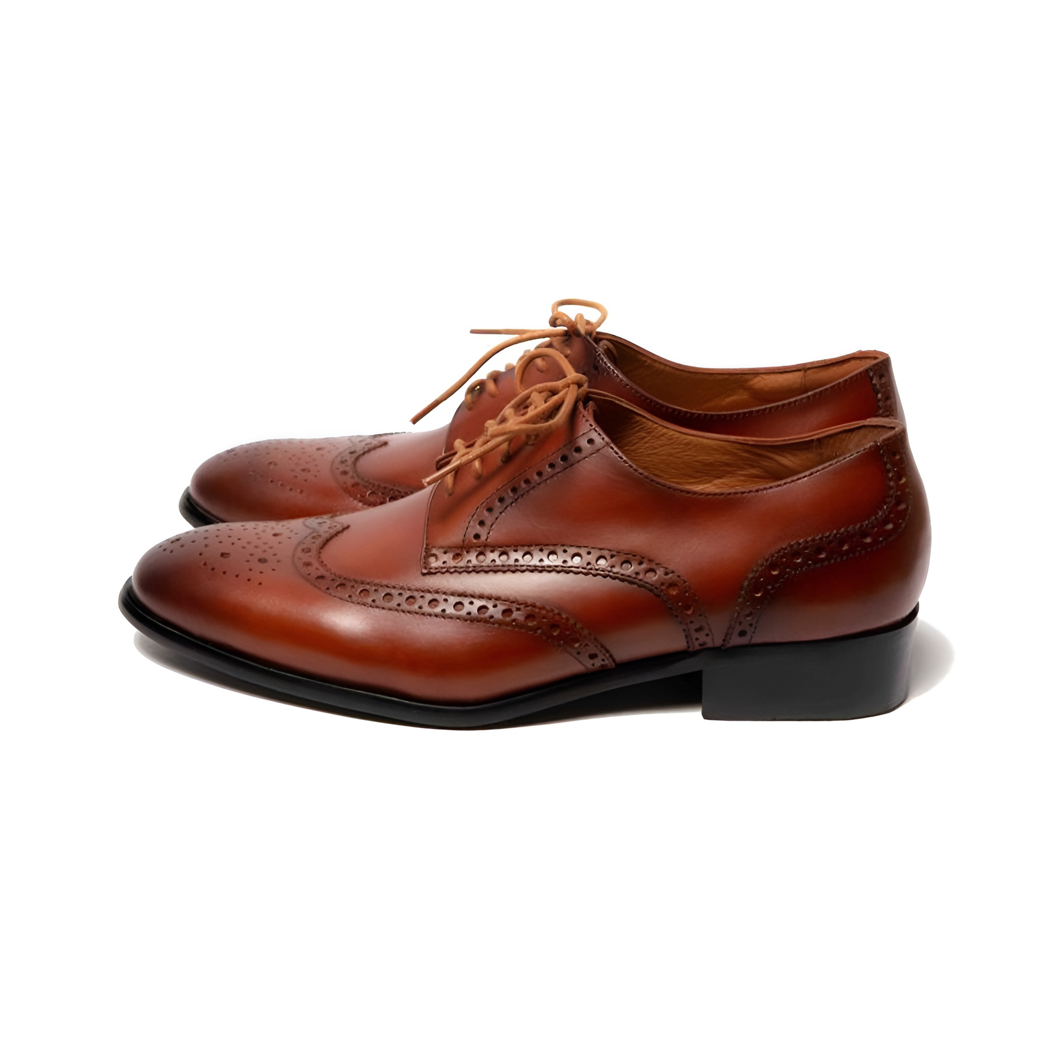 GIÀY WINGTIP DERBY MÀU NÂU DF19