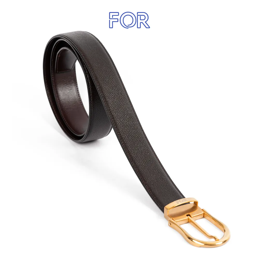 DÂY LƯNG DA BÒ EPSOM RAY CAO CẤP MẶT KHÓA KIM