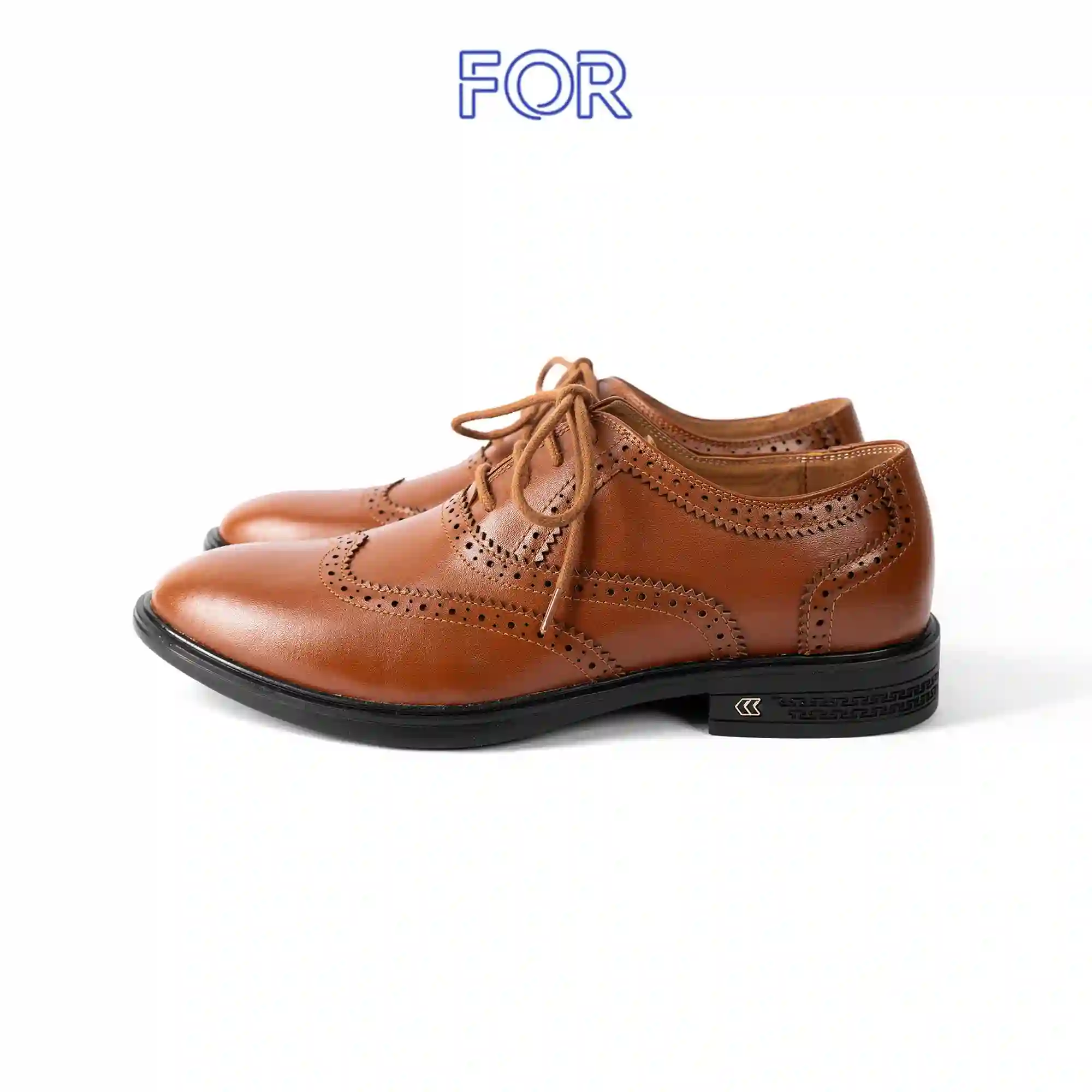 GIÀY OXFORD WINGTIP DA BÒ MÀU NÂU OF24