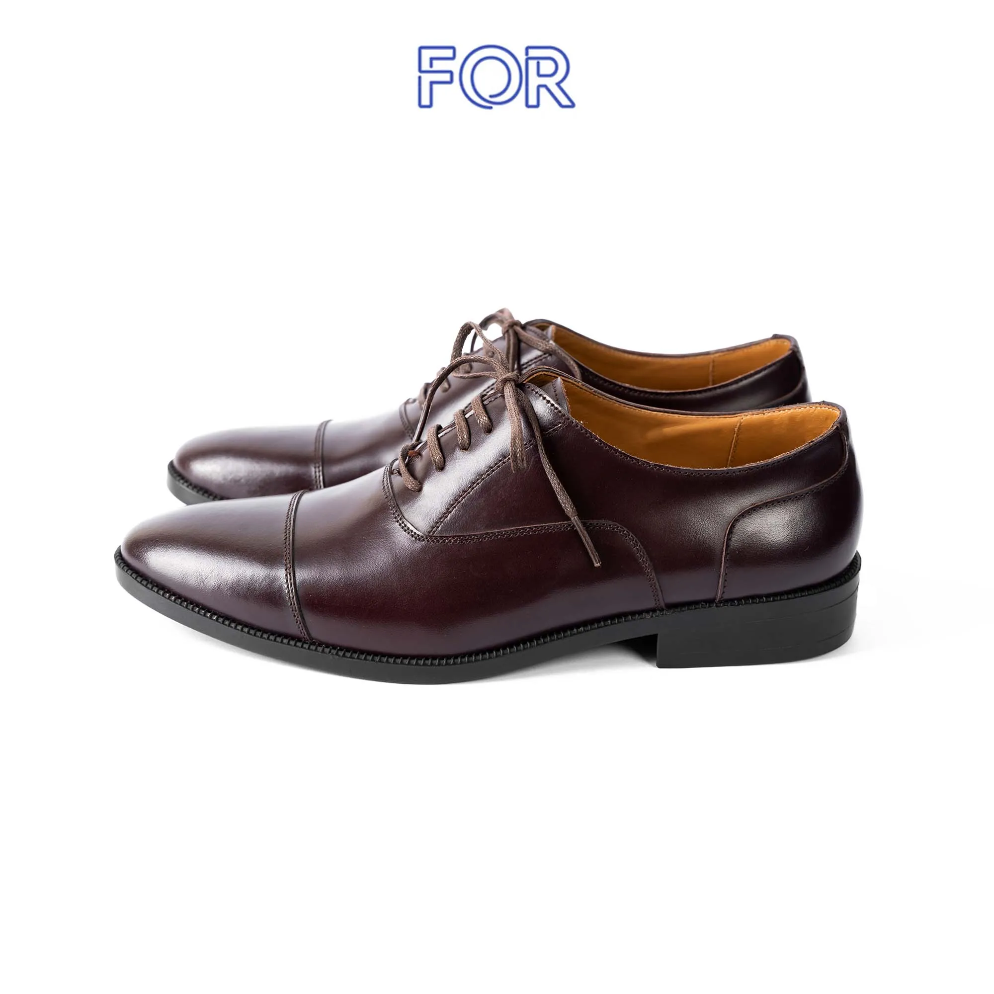 GIÀY CAPTOE OXFORD DA BÒ MÀU TÍM CTF03