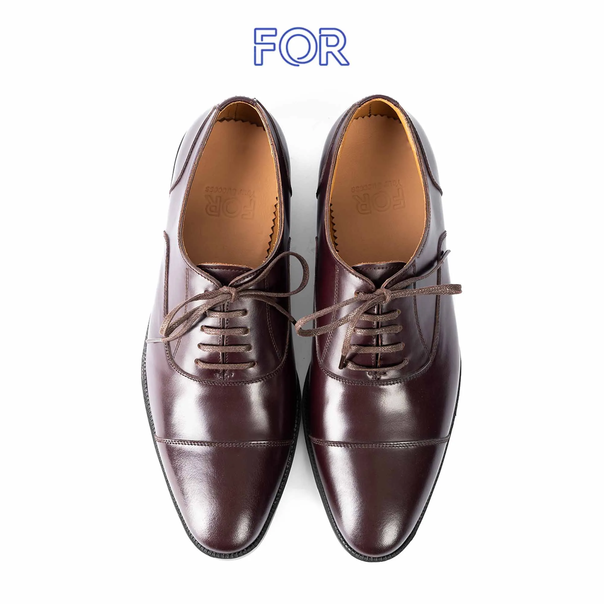 GIÀY CAPTOE OXFORD DA BÒ MÀU TÍM CTF03