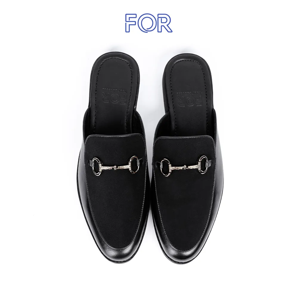 SỤC HORSEBIT MULES PHỐI DA LỘN ĐEN SF06