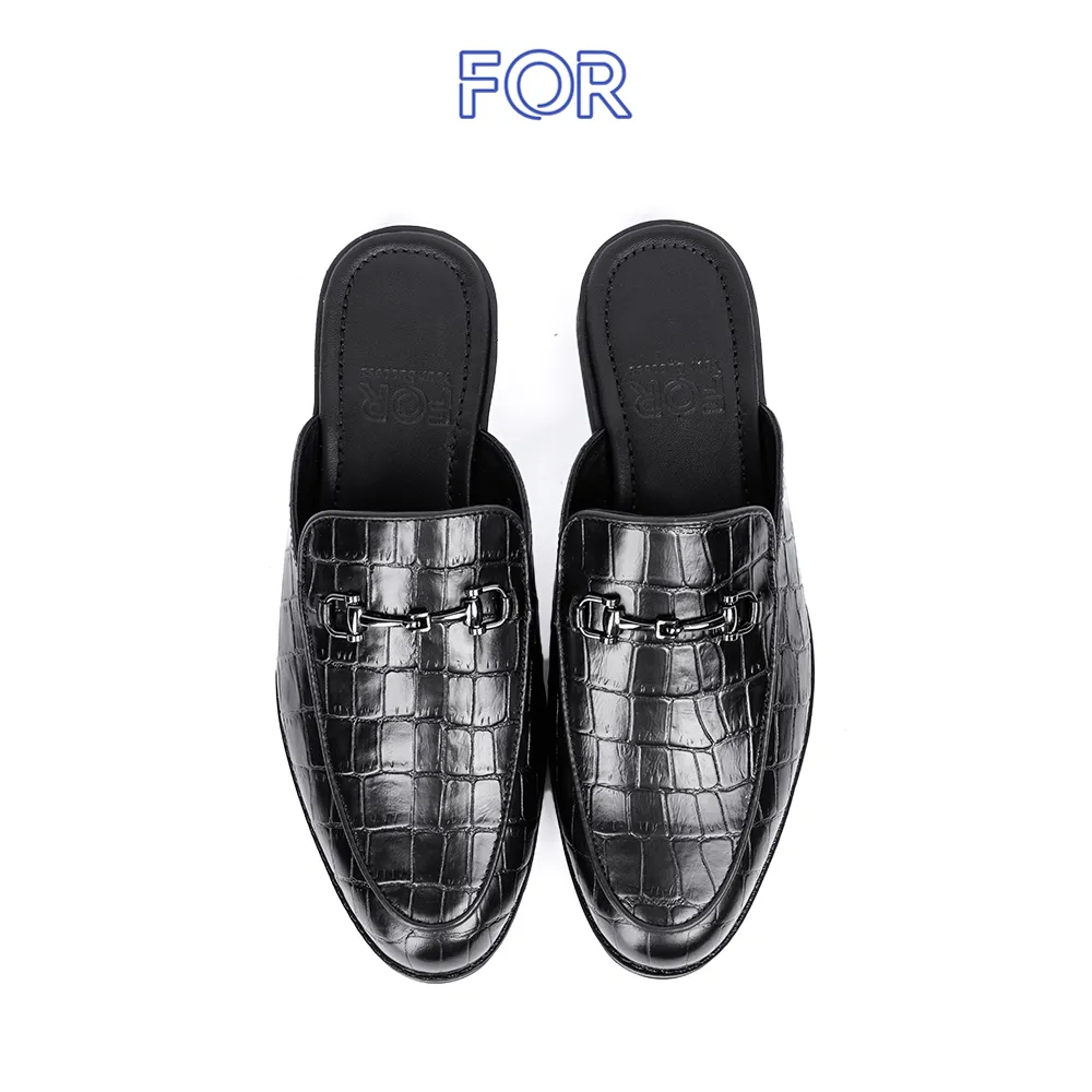 SỤC HORSEBIT MULES DA BÒ VÂN CÁ SẤU SF16