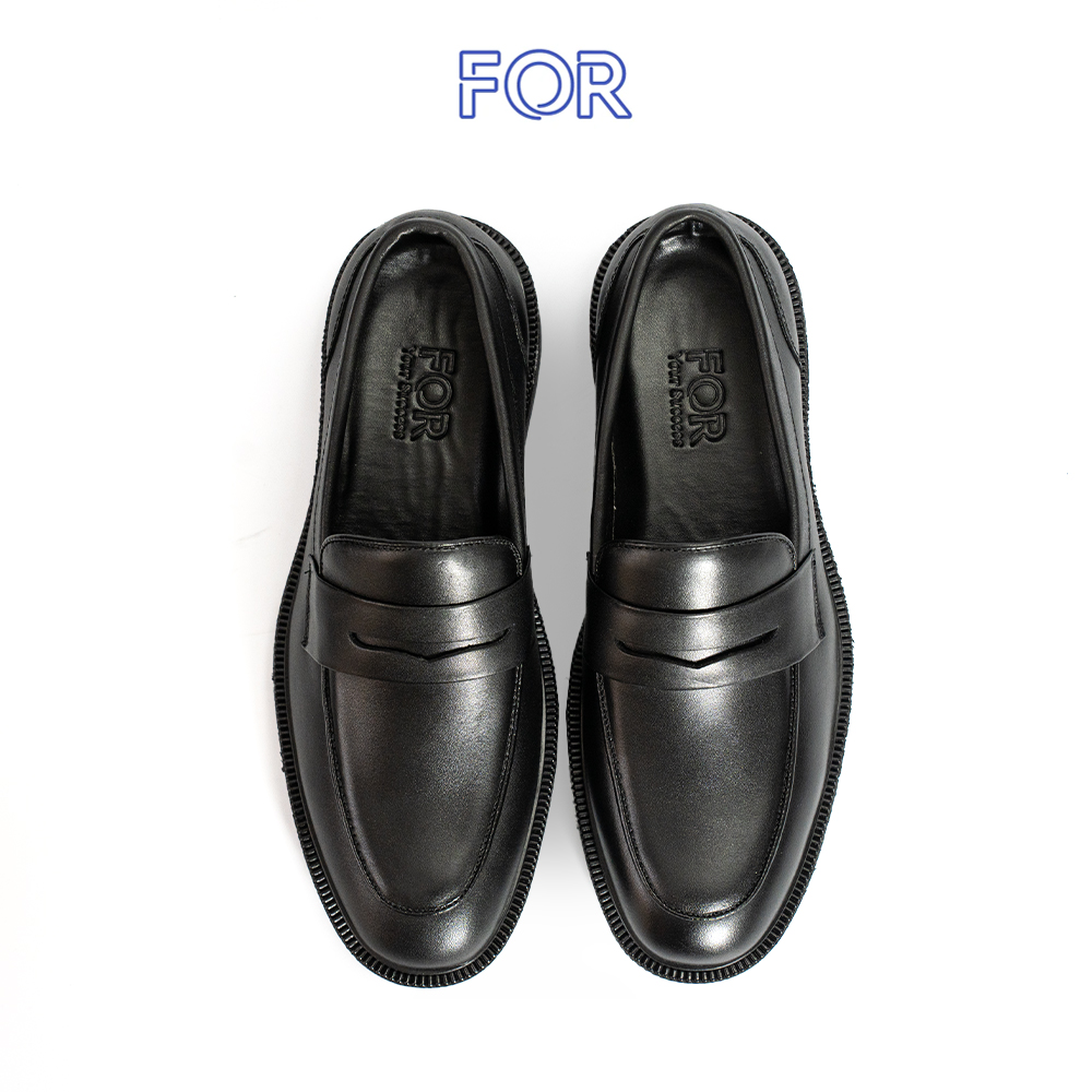 GIÀY LƯỜI PENNY LOAFER MÀU ĐEN PLF30