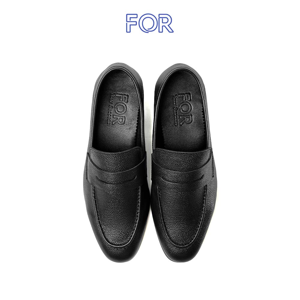 GIÀY LƯỜI PENNY LOAFER DA BÒ MILL ĐEN PLF18