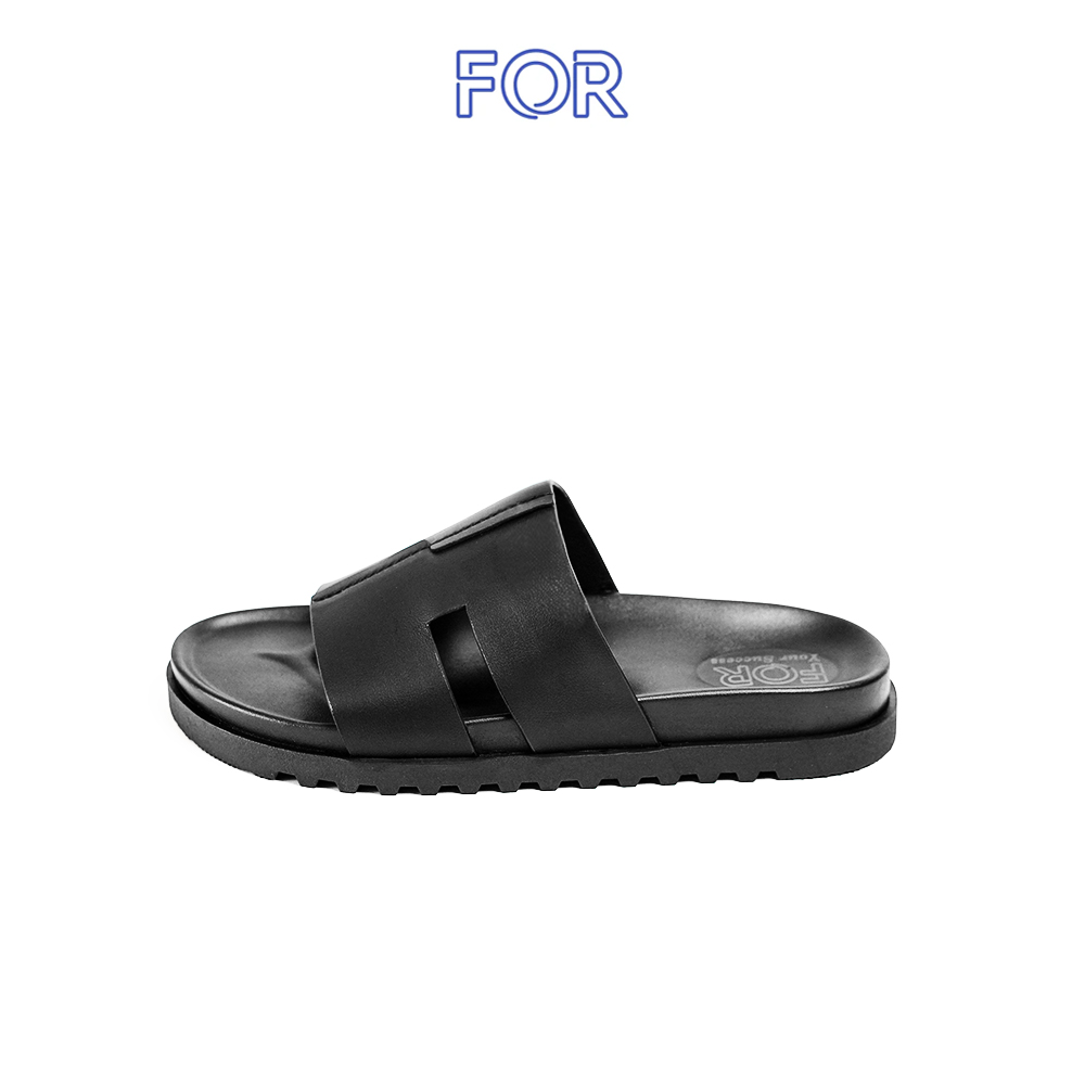 DÉP QUAI NGANG MÀU ĐEN DQN01