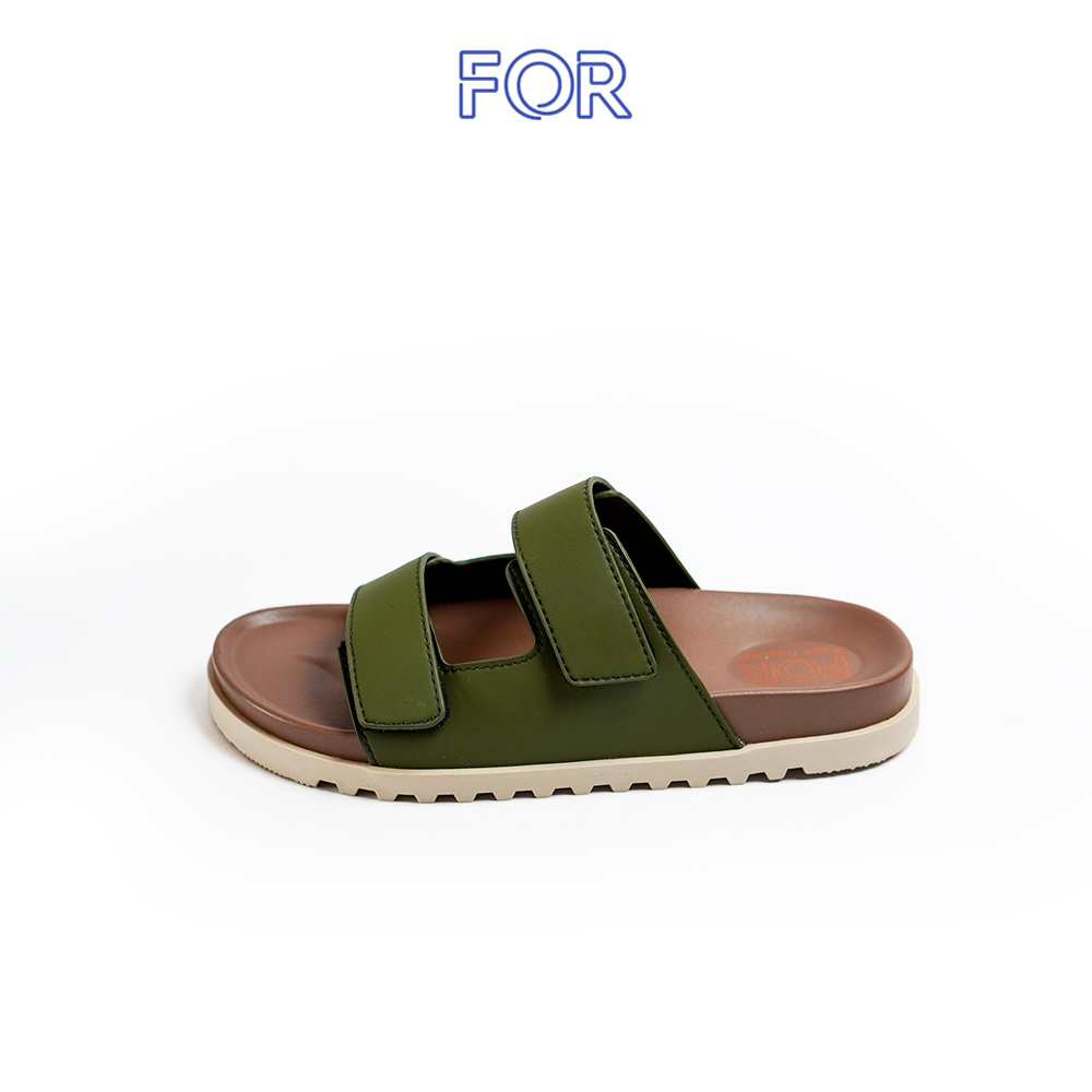 DÉP HAI QUAI DÁN MÀU XANH RÊU DHQ18