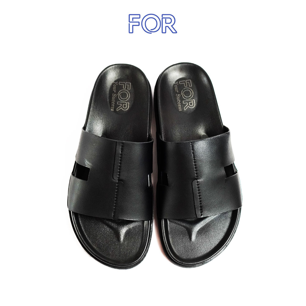 DÉP QUAI NGANG MÀU ĐEN DQN01