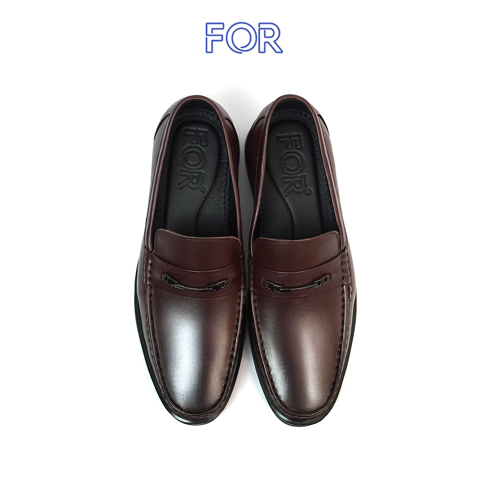 GIÀY HORSEBIT LOAFER DA BÒ MÀU NÂU HLF11