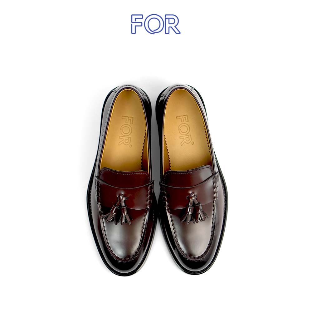 GIÀY TASSEL LOAFER DA BÒ PATINA TLF01